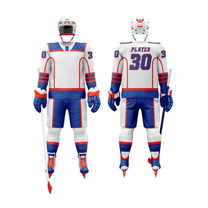 Uniforme de hockey sobre hielo, sublimación completa, ropa de equipo, jersey y pantalones ligeros de alto rendimiento, tela que absorbe la humedad para clubes - Product Image 6