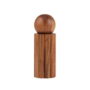 Molinillo de pimienta lacado a mano con acabado artesanal, molinillo de sal y pimienta de lujo para cocina, comedor y restaurante. - Product Image 5