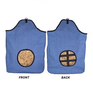 Bolsa de Heno Resistente para Caballos, Comedero Lento con Abertura Reforzada, Bolsa de Alimentación Duradera para Establos, Remolques de Viaje y Uso en Exteriores - Product Image 1