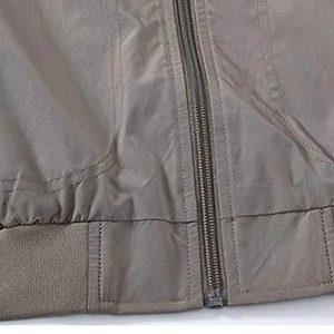 Custom Men's Bomber Jacket Wholesale Blank Baseball Jackets Embroidery Design Windproof Breathable <b>Canvas</b> Fabric Custom Colors - Product Image 4