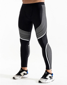 High Waist Full Length Compression <b>Leggings</b> Solid Pattern Sport Style Knitted Spandex/Nylon Breathable Eco-Friendly Lightweight - Product Image 1