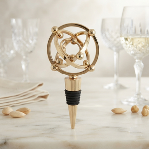 Tapón de Botella de Acero Inoxidable con Acabado Dorado, Tapones de Calidad Superior Más Vendidos, Tapas Atractivas para Botellas de Vino - Product Image 5