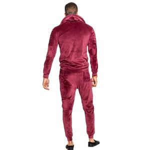 Conjunto Deportivo 2 en 1 para Hombre, Color Gris, con Capucha, 100% Algodón, Manga Larga, Cierre con Cordón, Transpirable, Estilo Casual, para Otoño, Corte Holgado - Product Image 5