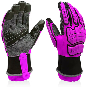 Guantes de seguridad TPR transpirables, de material suave, de alta protección para las manos, con un diseño único y logotipo personalizado. - Product Image 1