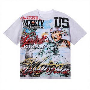 T-shirt à manches courtes Liberty 100% coton, coupe classique, décontracté, tricoté, respirant, séchage rapide, pour hommes et femmes - Product Image 2