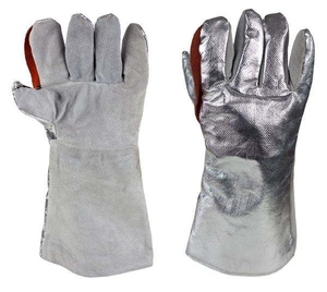 Guantes de Soldadura de Cuero Reforzado Industriales Resistentes a Chispas, con Protección de Seguridad, Anti-Corte, Anti-Vibración, Resistentes al Calor, Nomex - Product Image 1