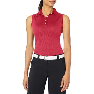 Polo sans manches moderne pour femme, idéal pour le golf et le fitness - Product Image 6