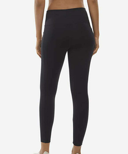 Women's High Waist Solid <b>Green</b> Yoga <b>Leggings</b> Full Length Seamless Elastic Waist Pants - Product Image 5