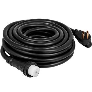 Cavo di Prolunga per Generatore 50 Amp, 25 Piedi, STW 6/3 + 8/1, 125V 250V, Cavo di Alimentazione N14 50P SS2 50R CS6364, Corrente Nominale 20A e 50A - Product Image 2