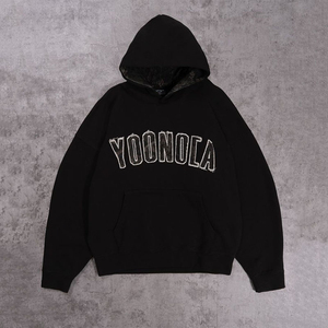 Sweat à capuche oversize streetwear pour homme 2026 |   Imprimé sur toute la surface et lettres brodées |   Sweat à capuche d'hiver OEM pour homme - Product Image 2