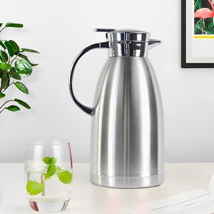 Gourde isotherme en acier inoxydable à 3 couches de 1,8 L pour boissons chaudes et froides, carafe thermique pour eau et café - Product Image 2