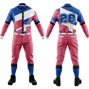 Nouveaux ensembles d'uniformes de baseball à prix raisonnable fabriqués au Pakistan sur mesure ensembles d'uniformes de baseball en gros de meilleure qualité Vintage - Product Image 1