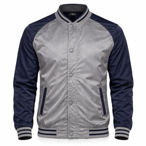 Veste universitaire personnalisée haut de gamme en gros, fournisseur de blousons Letterman, fabricant de vêtements en polaire pour uniformes d'équipes de baseball masculines - Product Image 1