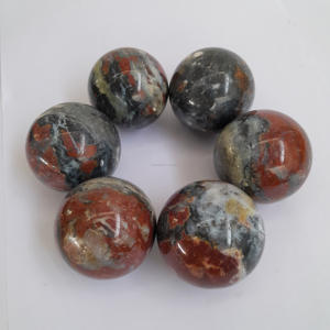 Esfera de piedra natural de 50 mm al por mayor, piedras preciosas artesanales de cristal curativo talladas de alta calidad - Product Image 2