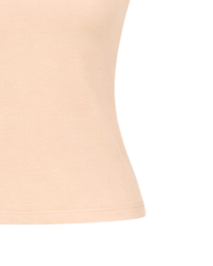 Camisola de Algodón con Encaje Beige Personalizada para Mujer, Corte Ajustado, Sin Mangas, Estilo Casual de Verano, Suave, Transpirable, Estilo Básico para el Día a Día - Product Image 5
