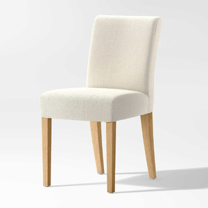 Silla de Comedor de Diseño Clásico en Terciopelo con Estructura de Madera de Teca para Uso Comercial - Product Image 1