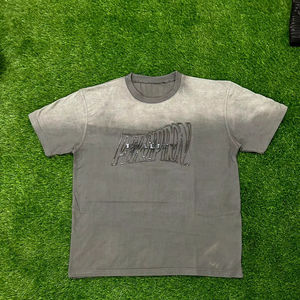 T-shirt en coton lavé à l'acide personnalisé | T-shirt Streetwear d'impression en soie | Tissu lourd | Coupe surdimensionnée | Commandes en vrac et OEM - Product Image 2