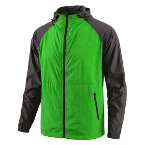 Chaqueta Cortavientos con Capucha de Color Contrastante, Unisex, Ligera, Multicolor, Fabricante de Chaquetas para Exteriores - Product Image 3
