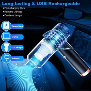 Aspirapolvere Portatile Senza Fili 3 in 1 con Luce LED, 120W 9000PA, Pieghevole e Ricaricabile per Auto e Casa - Product Image 5