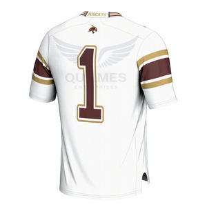 Camiseta Deportiva de Alta Calidad de los Texas State Bobcats, Camiseta de Fútbol Americano Personalizada, Sublimada, Transpirable, de Poliéster, para Equipos Universitarios - Product Image 3
