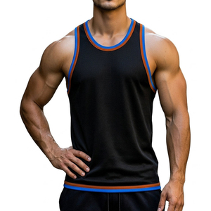 Camiseta Deportiva Personalizable para Hombre, Venta al Por Mayor, Transpirable, de Secado Rápido, Chaleco de Gimnasio, Camiseta Deportiva para Entrenamiento, Camisetas con Logotipo Personalizado - Product Image 1
