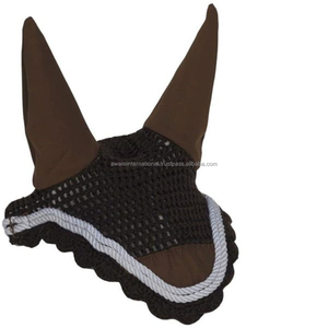 Nuevo estilo personalizado 2025, productos de equitación de la mejor calidad, máscara de capó de oreja para montar a caballo - Product Image 4