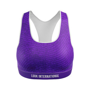 Sujetador Deportivo Acolchado Personalizado para Mujer, de Alta Sujeción, con Estampado por Sublimación, para Gimnasio, Entrenamiento, Fitness, Proveedor de Ropa Deportiva - Product Image 5