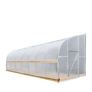 10FT X 30FT Stable Lean <b>Greenhouse</b> for Grow Tent 6.0 0.5FT Sidewall Made 6 Mil Clear EVA <b>Plastic</b> Film Cold Frame Hand Crank Roll - Product Image 1