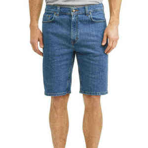 Shorts en jean décontractés personnalisables à taille mi-haute pour homme – Idéal pour l'été et les activités de plein air - Product Image 1