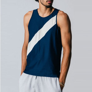 เสื้อกล้ามถักสีพื้นสำหรับผู้ชาย คอกลม สวมใส่สบาย แห้งเร็ว ทรงสปอร์ต คุณภาพดีที่สุด เสื้อกล้ามผู้ชายแบบสั่งทำ - Product Image 2