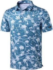 Camisetas Hawaianas de Alta Calidad, Fiesta Hawaiana, Spandex/Poliéster para Hombre, Cuello Redondo, Aloha Beach, Camiseta Tropical de Verano para Hombre - Product Image 4