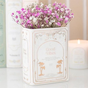 Ceramic Tabletop Vases Set Shabby Chic Design Painted Floral Pattern 8-16 Inches Exquisite Durable Decor - Product Image 5