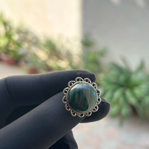 Good Quality IGI Certified Classic <b>Malachite</b> 925 Sterling Silver Bezel Setting Gemstone Ring Handmade Jewelry Party Wholesale - Product Image 1