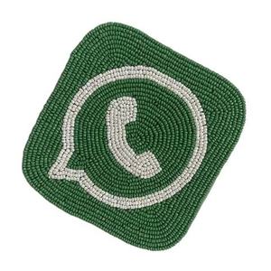 Handmade Unique <b>Beaded</b> Cup <b>Coasters</b> Durable for Special Occasions Handmade in India - Product Image 6