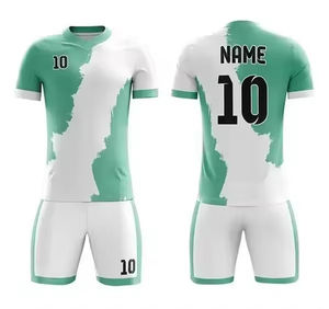 Conjunto de Uniforme de Fútbol Personalizado por Sublimación para Hombre, Camisetas de Fútbol 100% Poliéster de Secado Rápido y Personalizables - Product Image 6