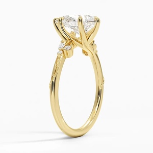 Bague de créateur pour femme avec accent marquise en diamant de laboratoire certifié IGI, or 10K 14K 18K, argent 925 935, pour anniversaire et mariage - Product Image 4