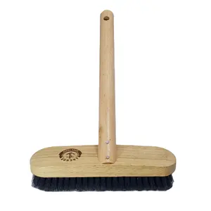 New Thailand Wholesale Construction Brush Anchor Cement Wooden Brush With Long Wooden Handle