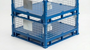 Paleta apilable de acero de alta resistencia - Tipo 2, estilo personalizable de Vietnam, paletas metálicas de tamaño personalizable, azul, negro, personalizable - Product Image 5