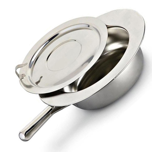 Tapa de Acero Inoxidable Premium para Cuenco de Cama Manual, Duradera y Reutilizable, Equipo Médico de Higiene para Pacientes Hospitalarios, DERMSI INSTRUMENTS - Product Image 2