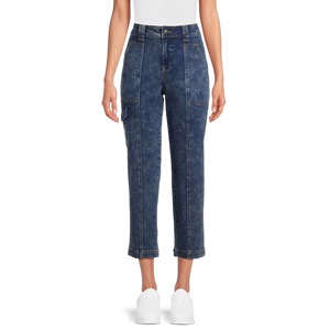 High Quality High Waist Women's <b>Pants</b> Streetwear Flap Pocket Casual High Quality Denim Jeans <b>Pants</b> for Women - Product Image 3