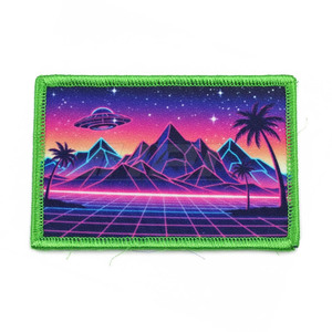 Wholesale Sublimation Patches Custom Printed Heat Press Patches Manufacturer High Quality Custom Sublimation Patches - Product Image 3