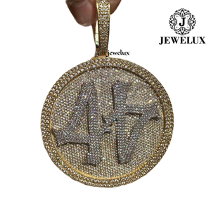 Charmes en argent 925 plaqué or Jewelux de qualité supérieure, perles d'eau douce, bijoux hip-hop, certifiés IGI, vente en gros - Product Image 2