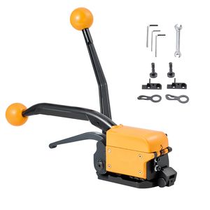 Sigillatrice Manuale per Reggette in Acciaio A3 per Carichi Pesanti, Kit di Imballaggio per Pallet in Metallo con Larghezza Regolabile per Materiali PP PET - Product Image 1