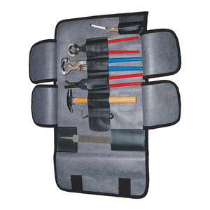 Kit d'outils de fermeur professionnel 7 pièces, ensemble complet pour l'entretien et la soin des sabots de cheval, avec pince à sabots, coupe-sabots, couteau à sabots et extracteurs de sabots - Product Image 5