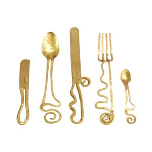 Ensemble de couverts en acier inoxydable or rose à prix d'usine, vaisselle moderne pour la cuisine et la salle à manger, couteau, fourchette, cuillère - Product Image 6