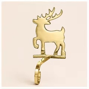 Handmade Decorative <b>Stocking</b> <b>Holder</b> Metal Accessory for Holiday Celebration Themes - Product Image 6