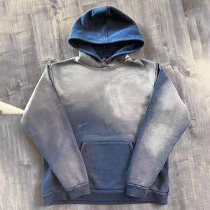 เสื้อฮู้ดดี้ผ้าฝ้ายเฟรนช์เทอร์รี่เนื้อหนัก 100% ล้างสีแบบแอซิดวอช ทำสีซีดแบบซันเฟด ระบายอากาศได้ดี เป็นมิตรกับสิ่งแวดล้อม ทรงปกติ - Product Image 1