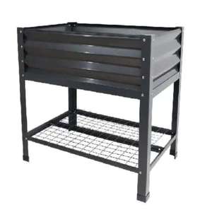 Outdoor Growing Vegetables High Quality Greenhouse 48x32.3x47.8in Galvanized Metal Powder Coated Raised Garden Bed <b>Planter</b> Box - Product Image 1