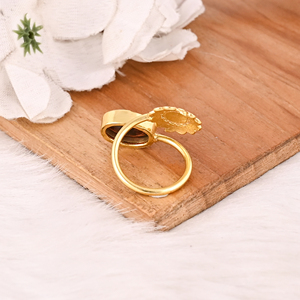 <b>Adjustable</b> Garnet Hydro Gemstone Gold Plated Brass <b>Ring</b> Handmade Stylish Jewelry for women - Product Image 5