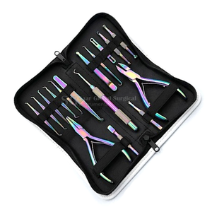 Kit de Herramientas Quirúrgicas Saar Global para Extensiones de Cabello, Acero Inoxidable, Profesional, para Instalación y Remoción de Micro Anillos y Beads - Product Image 6